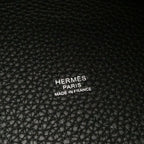 Hermes Picotin Lock PM Taurillon Clemence Handbag Silver Purse — view 9