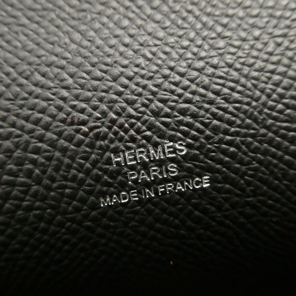 Hermes Nap to Go Veau Epsom Shoulder Bag Silver Purse — view 9