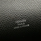 Hermes Nap to Go Veau Epsom Shoulder Bag Silver Purse — view 9