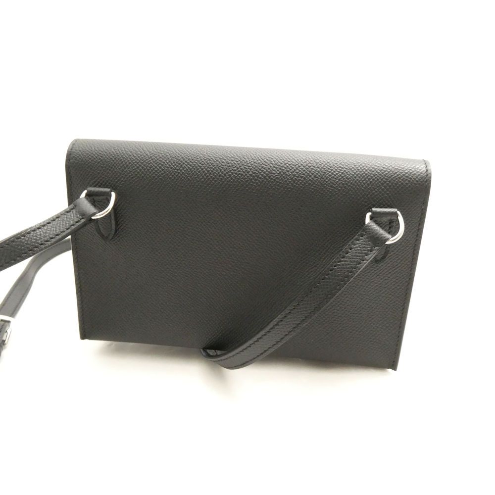Hermes Nap to Go Veau Epsom Shoulder Bag Silver Purse — view 3