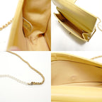 Chanel Shoulder Bag Quilted Pearl Chain — view 9