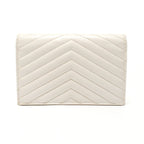 Saint Laurent Yves Shoulder Bag Cassandra Silver — view 2