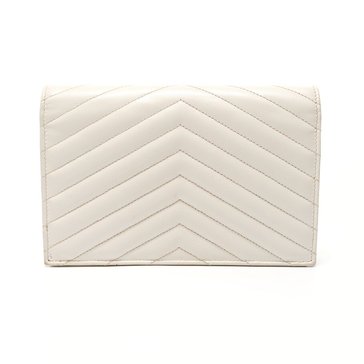 Saint Laurent Yves Shoulder Bag Cassandra Silver — view 2