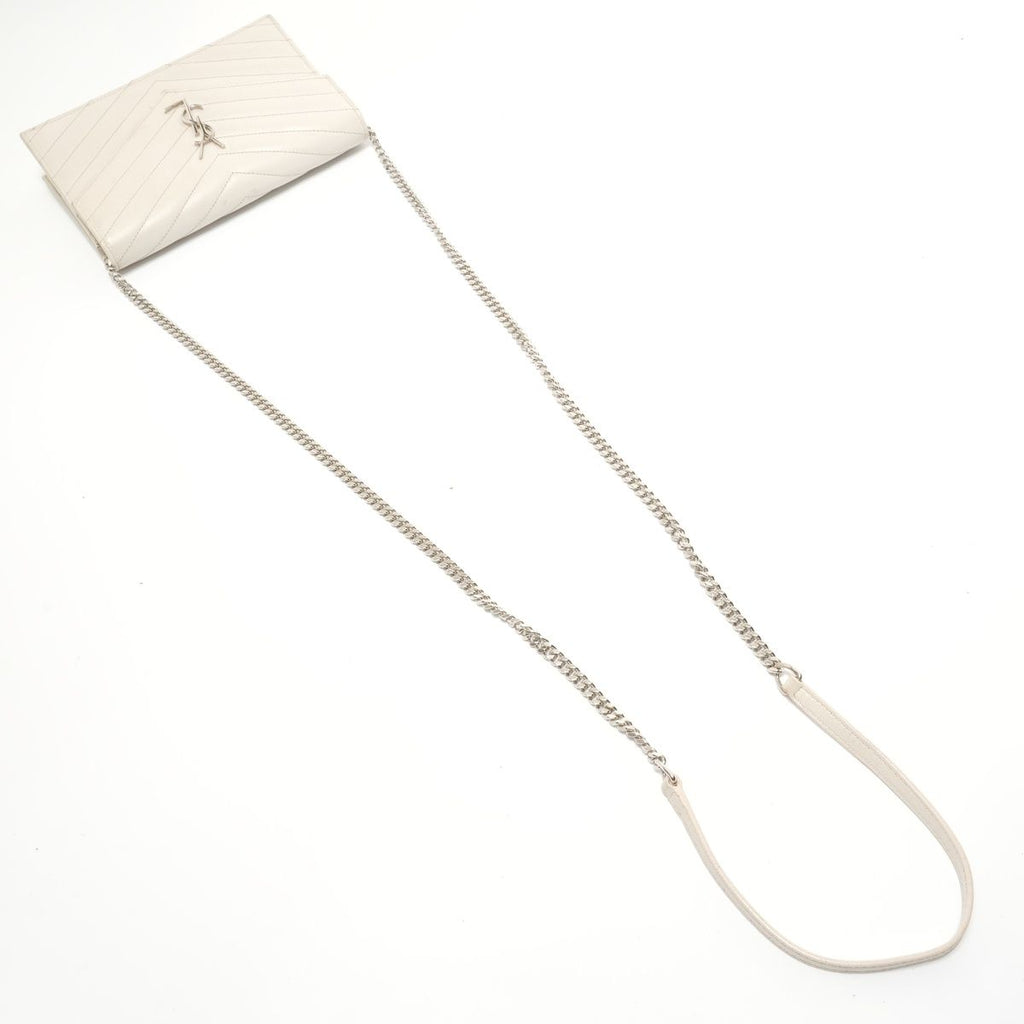 Saint Laurent Yves Shoulder Bag Cassandra Silver — view 8