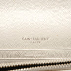 Saint Laurent Yves Shoulder Bag Cassandra Silver — view 9