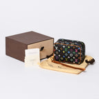 Louis Vuitton Pouch Trousse Wapiti Monogram Multicolor Black Takashi Murakami