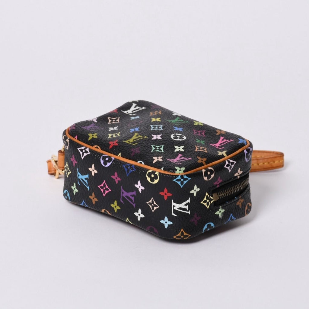Louis Vuitton Pouch Trousse Wapiti Monogram Multicolor Black Takashi Murakami — view 8