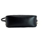 Gucci GG Marmont Chain Shoulder Bag Black Leather — view 3