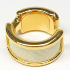 Hermes Olympe PM Nata Gold Metal Leather Small Hat — view 9