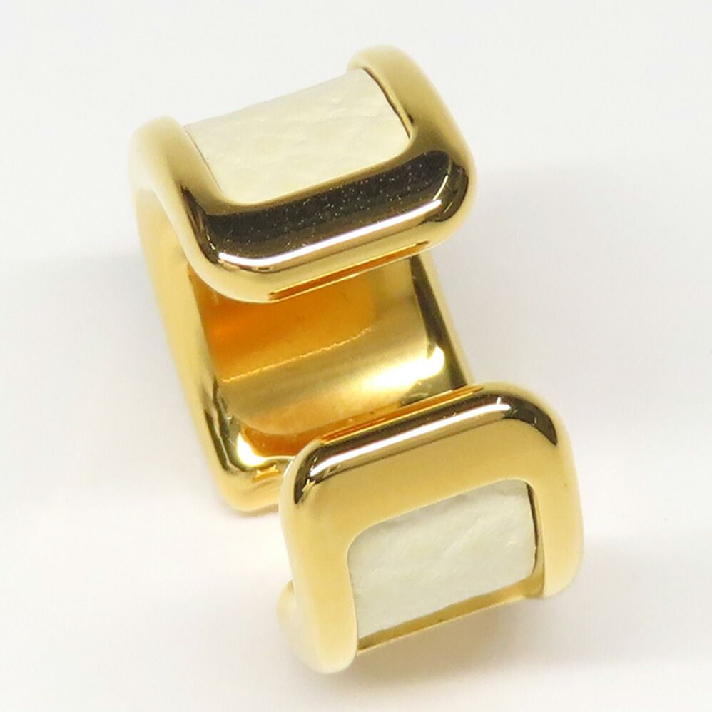Hermes Olympe PM Nata Gold Metal Leather Small Hat — view 7