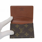 Louis Vuitton Envelope Carte de Visite Monogram Card Case Canvas — view 3