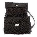 Bottega Veneta Rumple Messenger Shoulder Bag Calf Black Silver — view 8