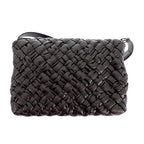 Bottega Veneta Rumple Messenger Shoulder Bag Calf Black Silver — view 7