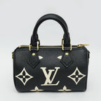 Louis Vuitton Bicolor Monogram Empreinte Nano Speedy Black Hand Bag — view 7