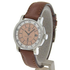 Bvlgari Solo Tempo Stainless Steel Leather Quartz Analog Display Blanc Dial — view 2