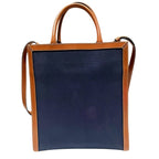 Celine Vertical Cabas Small Tote Canvas Leather — view 2