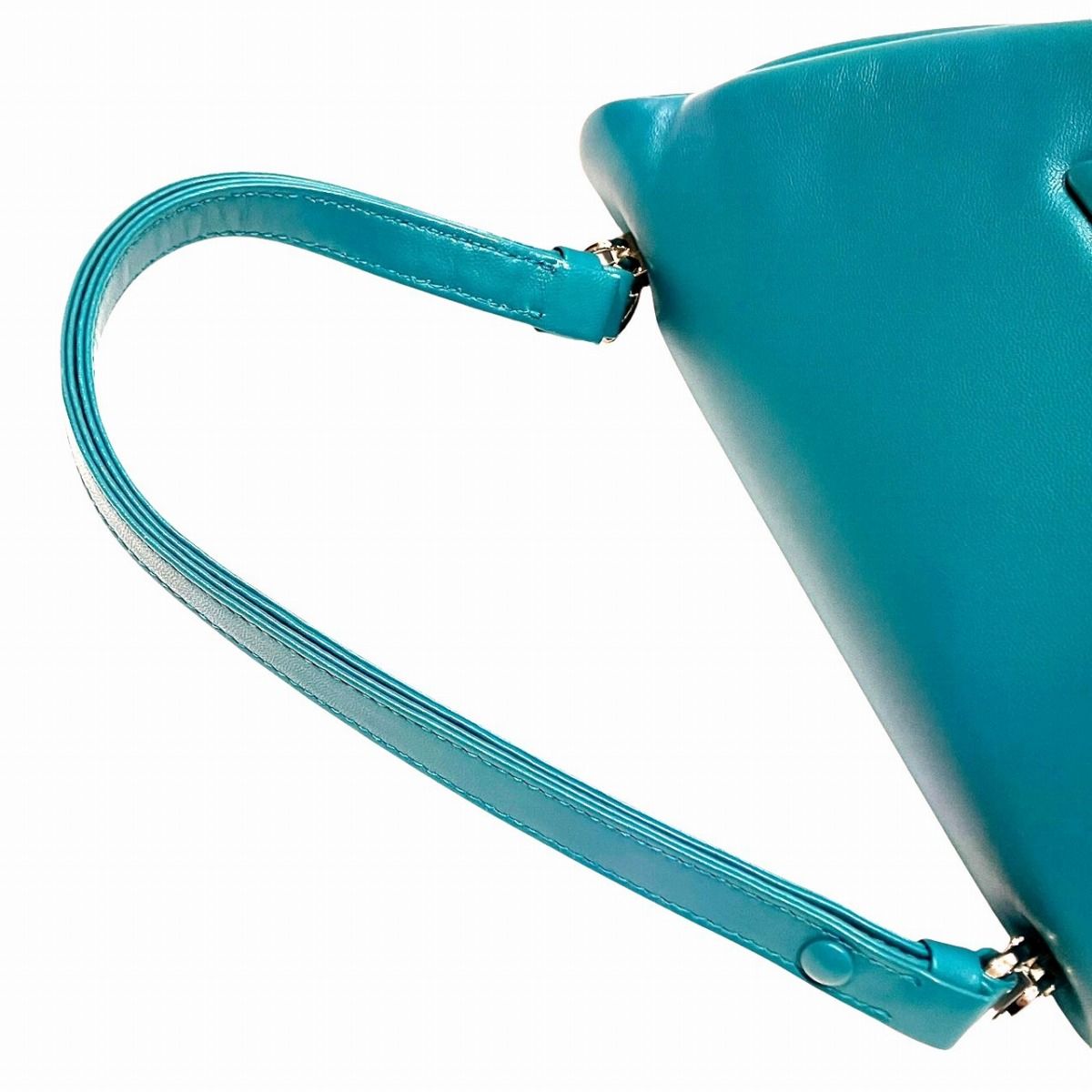 Prada Triangle Handbag Padded Nappa Leather — view 9