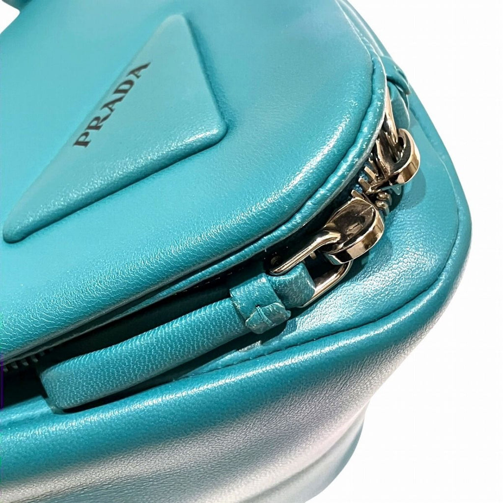 Prada Triangle Handbag Padded Nappa Leather — view 7