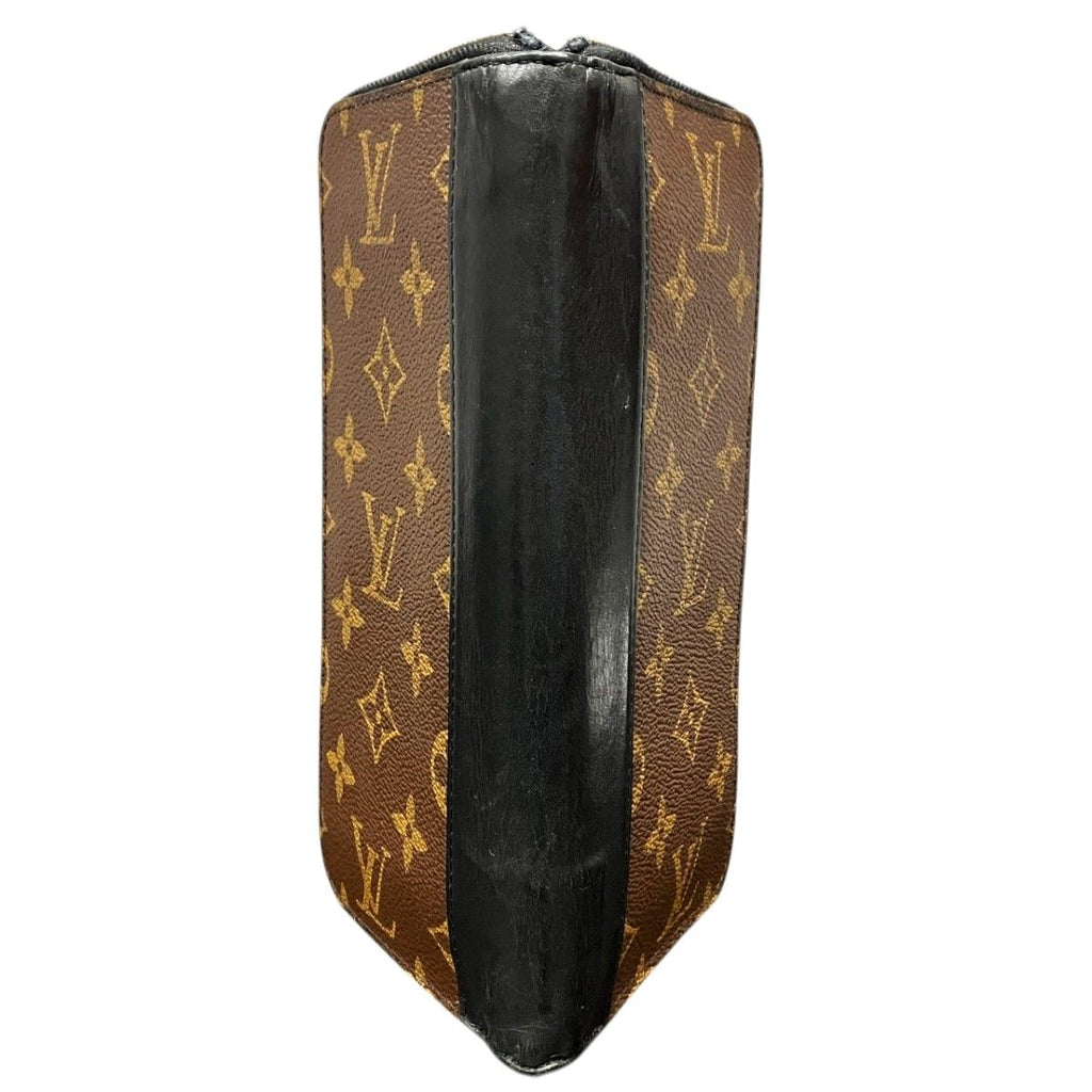 Louis Vuitton Zippy Wallet Vertical Monogram Macassar — view 9