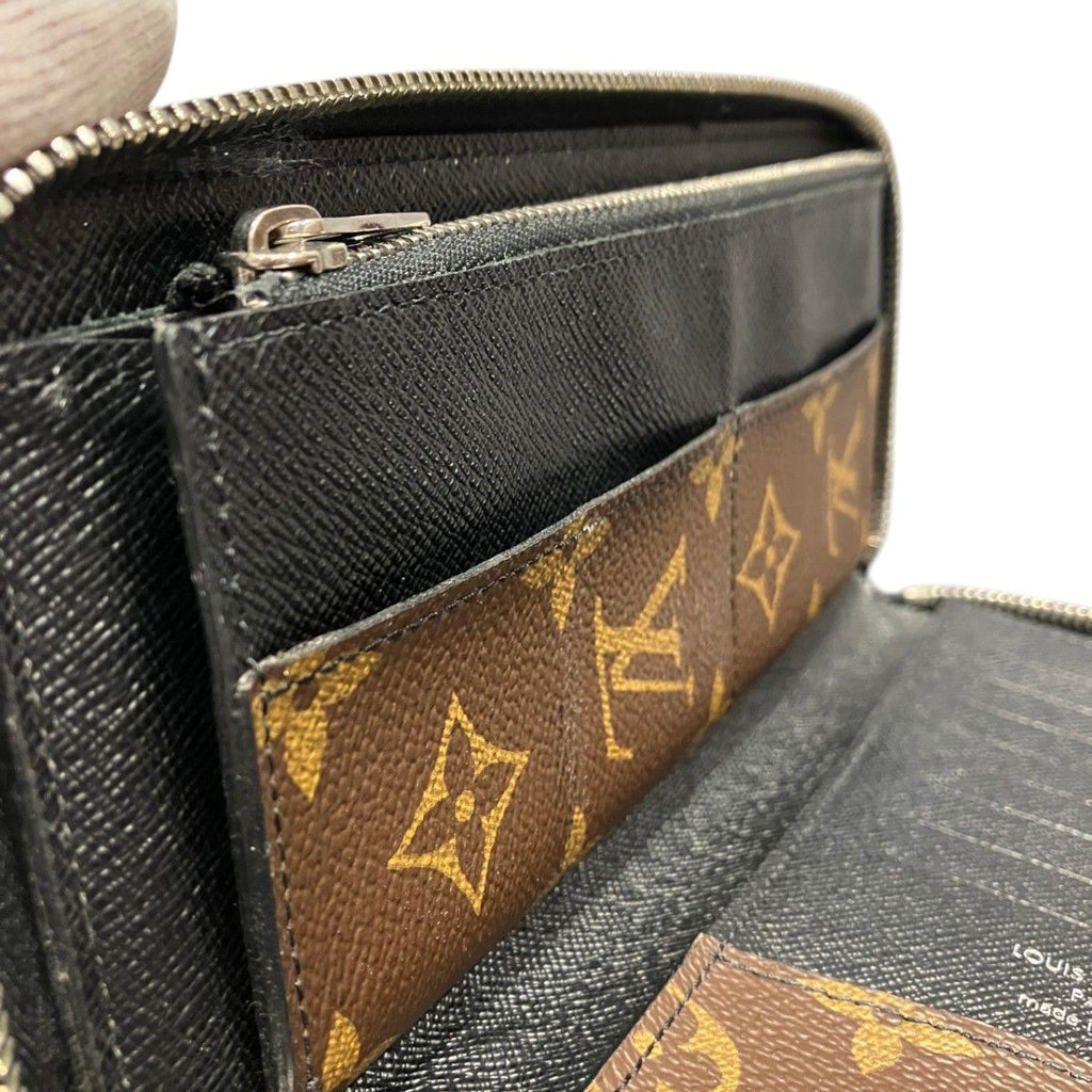 Louis Vuitton Zippy Wallet Vertical Monogram Macassar — view 6