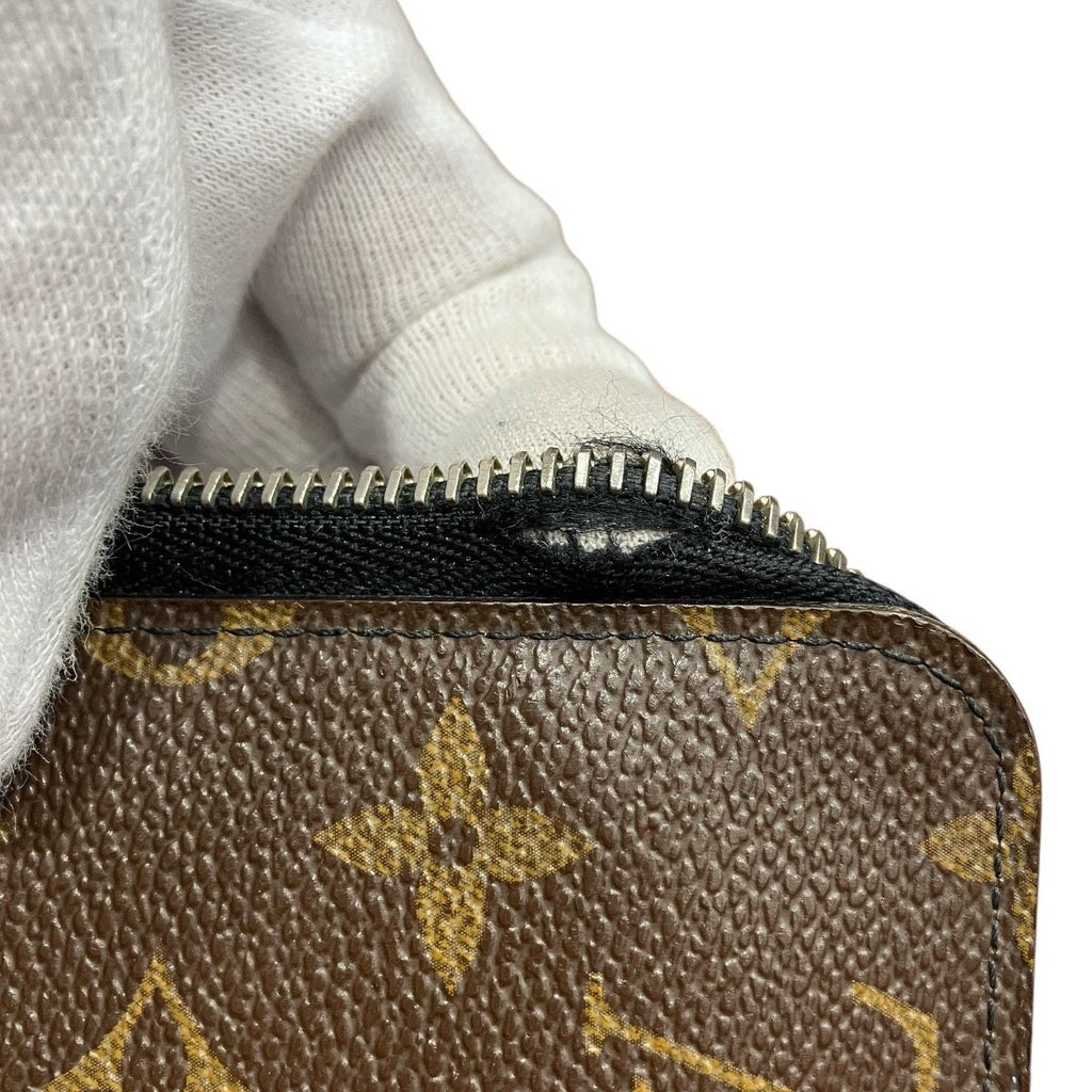 Louis Vuitton Zippy Wallet Vertical Monogram Macassar — view 7
