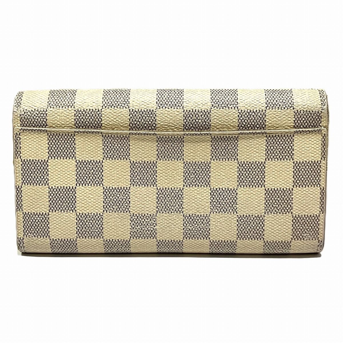 Louis Vuitton Portefeuille Sarah Damier Azur Wallet Leather — view 2