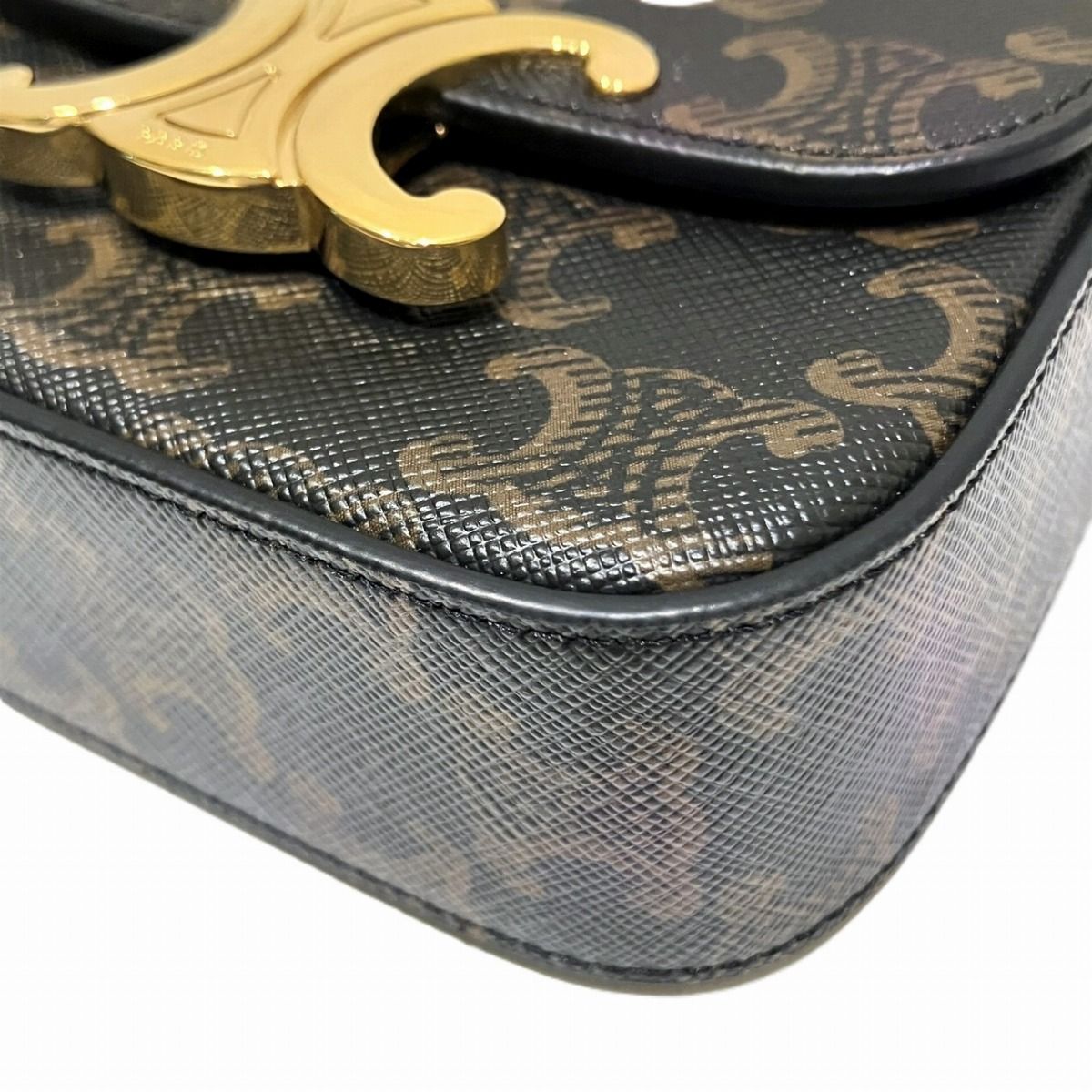 Celine Mini Claude Triomphe Shoulder Bag — view 8