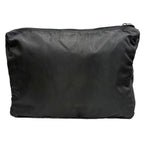 Prada Tessuto Nylon Pouch Large Triangle Logo Black — view 6