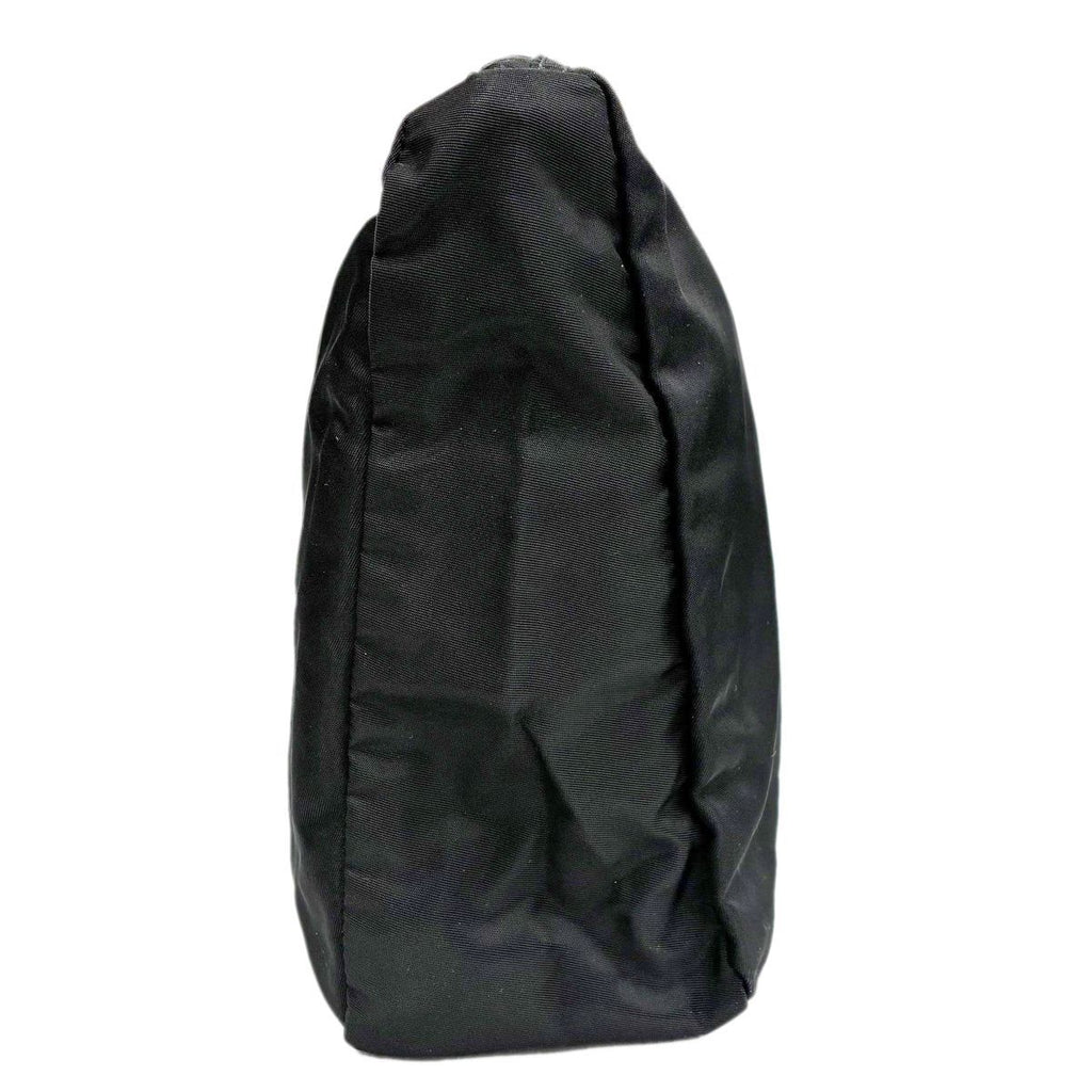 Prada Tessuto Nylon Pouch Large Triangle Logo Black — view 5