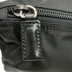 Prada Tessuto Nylon Pouch Large Triangle Logo Black — view 4