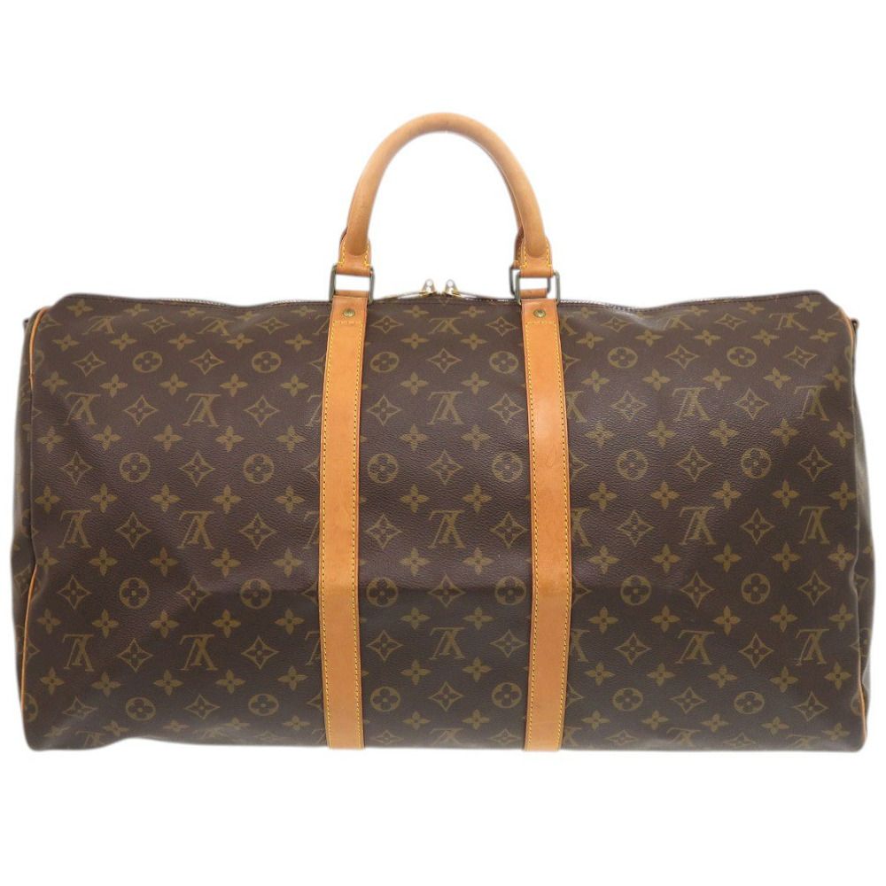 Louis Vuitton Keepall Bandouliere 55 Monogram Boston Bag — view 2