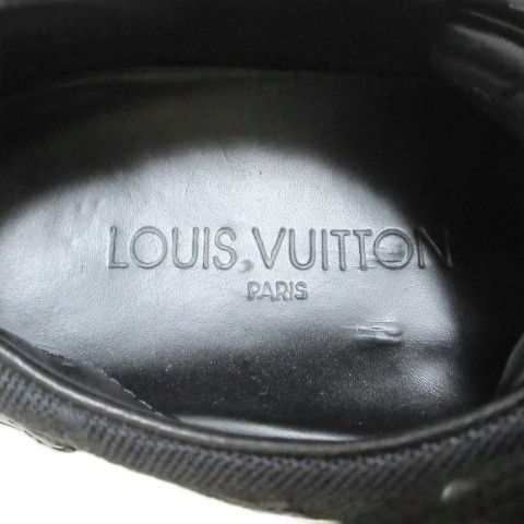 Louis Vuitton Monogram Mini Sneakers Low Cut Shoes 35.5 Black — view 9
