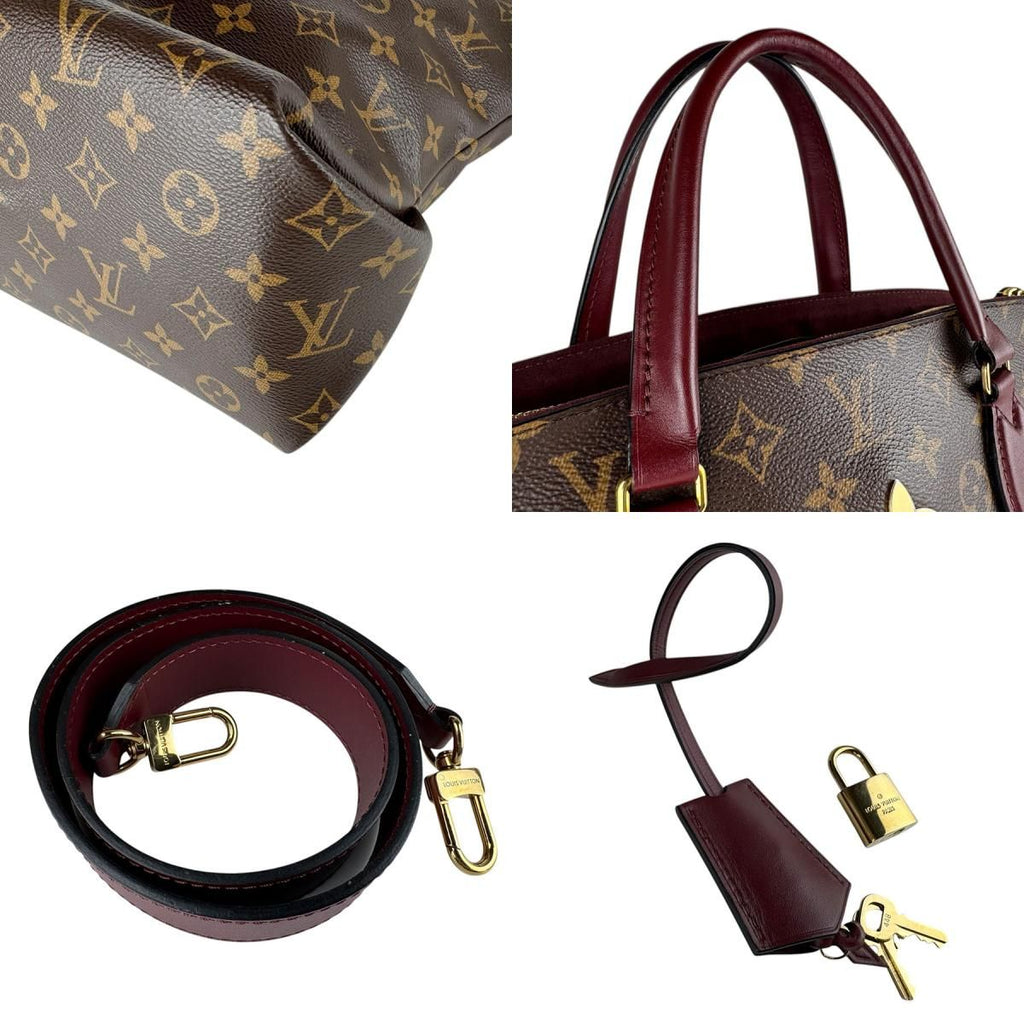 Louis Vuitton Shoulder Bag Monogram Flower Zipped Tote MM — view 9
