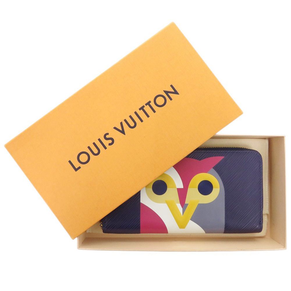 Louis Vuitton Zippy Wallet Epi Owl Purple — view 2