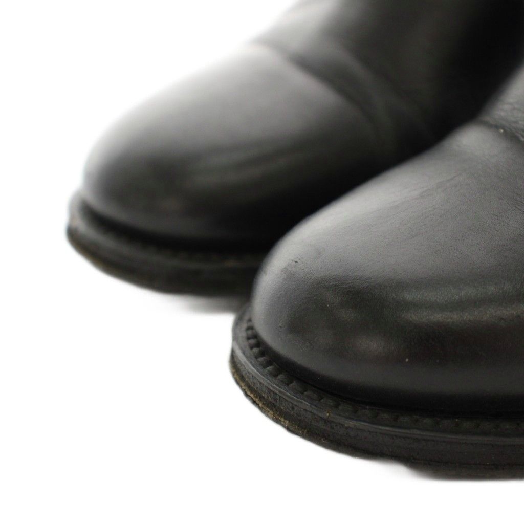 Chanel Side Gore Boots Short Leather CC Logo Vibram Sole 36c Black YT — view 3