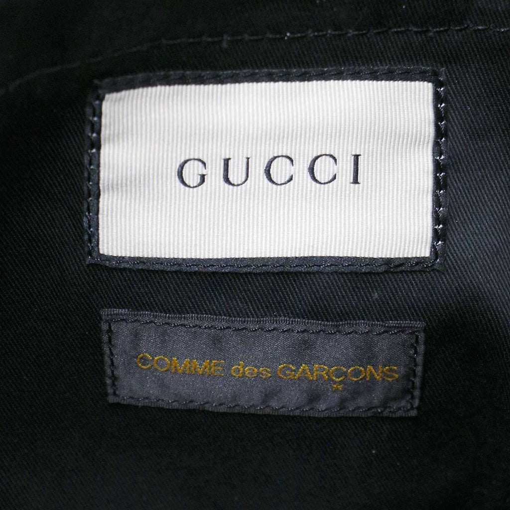 Gucci Comme Des Garcons Sherry Line Vinyl Tote Black — view 5