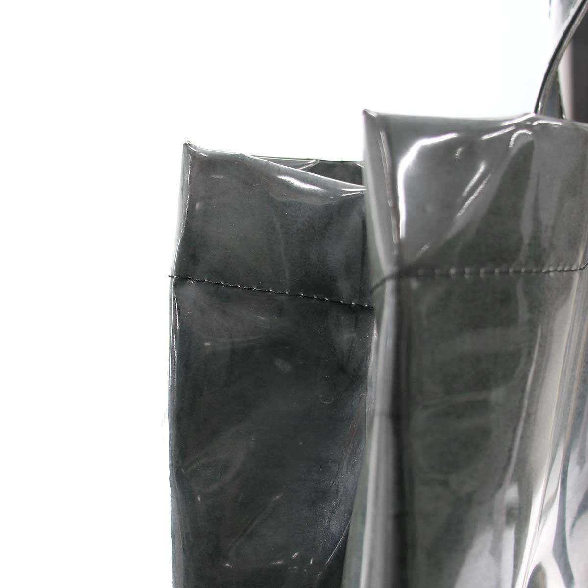 Gucci Comme Des Garcons Sherry Line Vinyl Tote Black — view 7