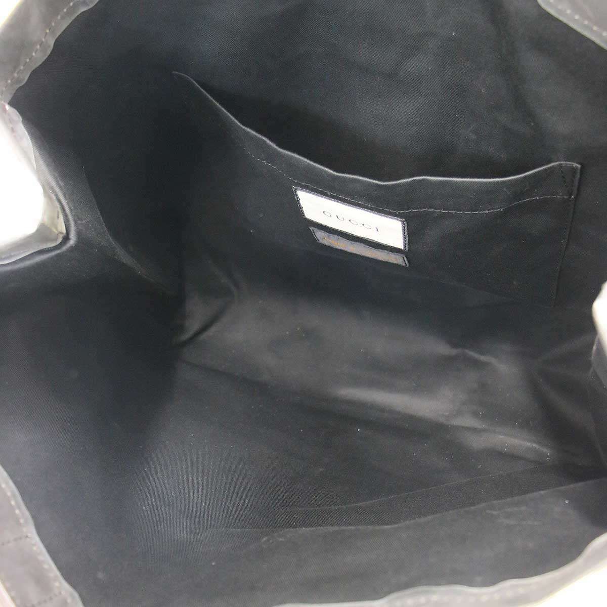 Gucci Comme Des Garcons Sherry Line Vinyl Tote Black — view 6