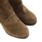 Saint Laurent Yves Long Boots Suede Tassel 35 Brown KU — view 6