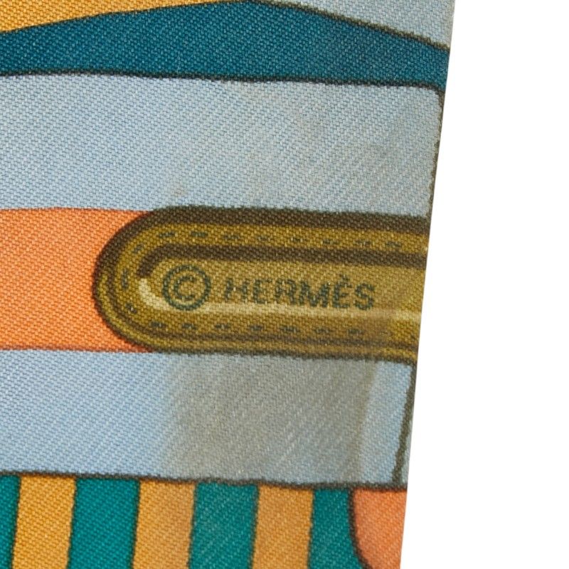 Hermes Twilly Sangle Scarf Multicolor Silk — view 5