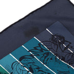Hermes Carre 90 Jungle Love Scarf Large Green Navy Multicolor Silk — view 5