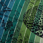 Hermes Carre 90 Jungle Love Scarf Large Green Navy Multicolor Silk — view 4