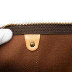 Louis Vuitton Monogram Keepall Bandouliere 60 Boston Bag 2-Way Brown Leather — view 6
