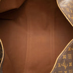 Louis Vuitton Monogram Keepall Bandouliere 60 Boston Bag 2-Way Brown Leather — view 4