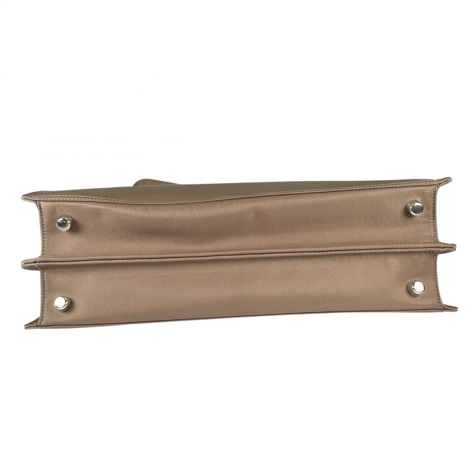 Fendi Peekaboo Business Bag Nylon Beige — view 4