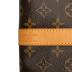 Louis Vuitton Monogram Keepall Bandouliere 60 Boston Bag 2-Way Brown Leather — view 5