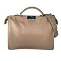 Fendi Peekaboo Business Bag Nylon Beige