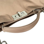 Fendi Peekaboo Business Bag Nylon Beige — view 6