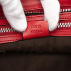Gucci Guccissima Sherry Line Crossbody Shoulder Bag Beijing Olympics Red Leather — view 6