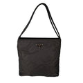 Prada Triangle Logo Handbag Nylon Gray